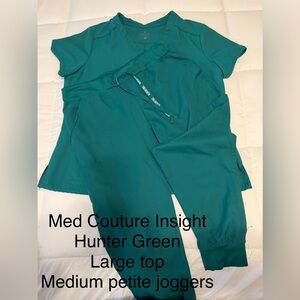 Med Couture Insight Teal Jogger Set